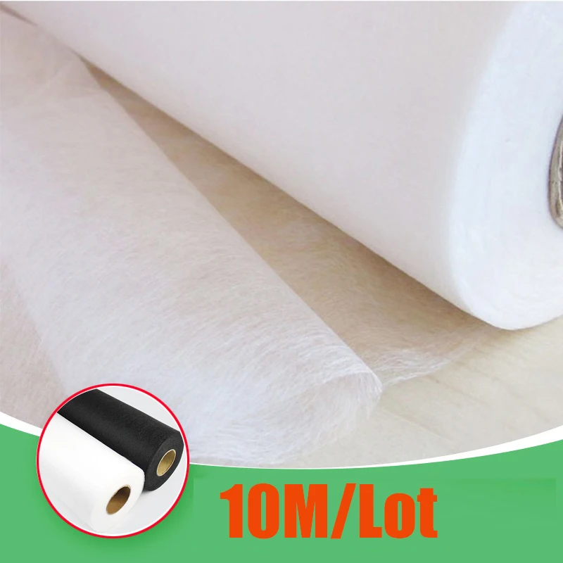 10M/Lot Nonwoven Fusible Interfacing Sewing Fabric DIY Patchwork Interlining Double Faced Adhesive Batting Garment Accessories
10M/Lot Nonwoven Fusible Interfacing Sewing Fabric DIY Patchwork Interlining Double Faced Adhesive Batting Garment Accessories