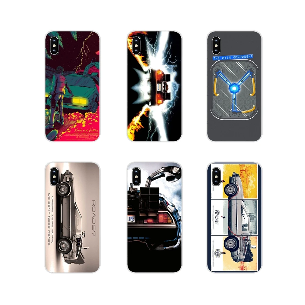 For Huawei Honor 4C 5C 6X 7 7A 7C 8 9 10 8C 8S 8X 9X 10I 20 Lite Pro Back to the Future DeLorean Time Machine Phone Cases Covers | Мобильные