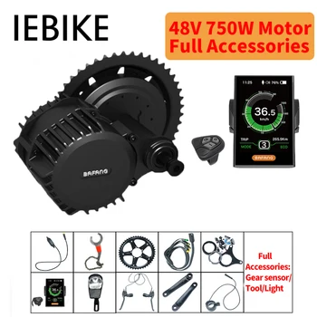48V 750W Bafang Motor with Gear Ebike Conversion Kit Mid Drive 8FUN Motor Set for Electric Bike Electric Bicycle Conversion Kit 
48V 750W Bafang Motor with Gear Ebike Conversion Kit Mid Drive 8FUN Motor Set for Electric Bike Electric Bicycle Conversion Kit