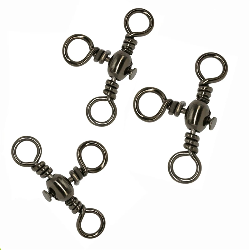 10pcs/lot 3 Way Fishing Swivels Connector Bearing Barrel Rolling Hooks Cross Line Barrel Swivels Connector Fishhook Carp Pesca
10pcs/lot 3 Way Fishing Swivels Connector Bearing Barrel Rolling Hooks Cross Line Barrel Swivels Connector Fishhook Carp Pesca
