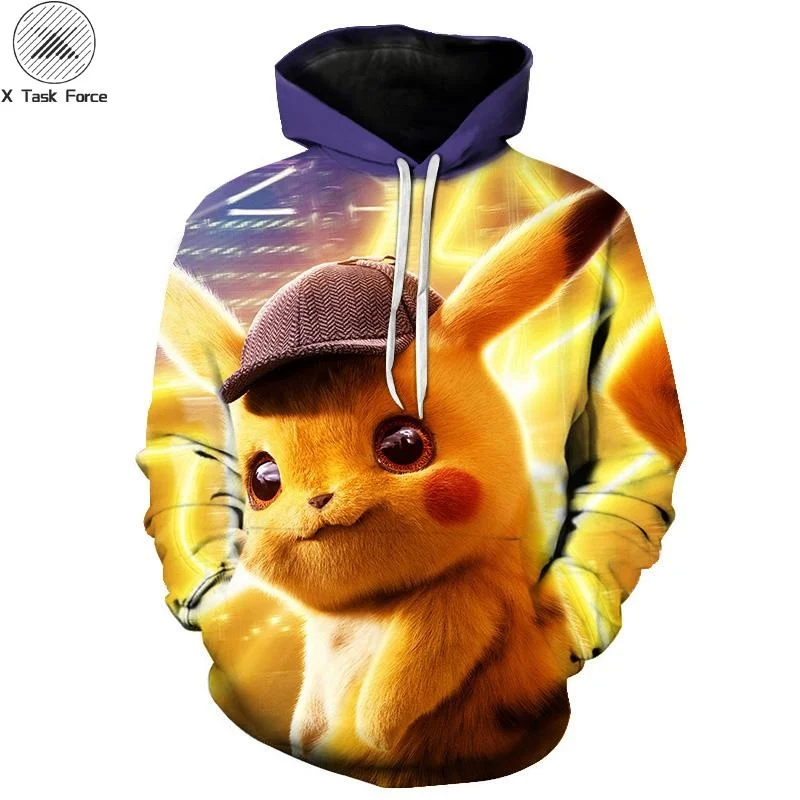 2019 Pokemon Detective Pikachu 3D Print Hoodies Couple Hoody Sweatshirt Mens/Women Hoodies Tracksuits Pullover for Autumn
2019 Pokemon Detective Pikachu 3D Print Hoodies Couple Hoody Sweatshirt Mens/Women Hoodies Tracksuits Pullover for Autumn