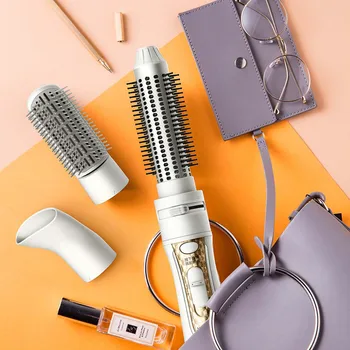 One Step 4 in 1 Rotating Brush Hot-Air Styler Comb Straightening Curling Iron Roll Styling Brush Hair Dryer Blow With Nozzles
One Step 4 in 1 Rotating Brush Hot-Air Styler Comb Straightening Curling Iron Roll Styling Brush Hair Dryer Blow With Nozzles