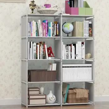4Tier 8Slot DIY Assemble Simple Bookshelf Storage Shelve for Books Children Book Rack Bookcase for Home Furniture Boekenkast
4Tier 8Slot DIY Assemble Simple Bookshelf Storage Shelve for Books Children Book Rack Bookcase for Home Furniture Boekenkast