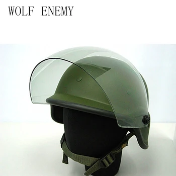 

2 Colors Airsoft Tactical Army SWAT M88 Helmet USMC Shooting Classic Protective PASGT Helmet Black/OD with Clear Visor