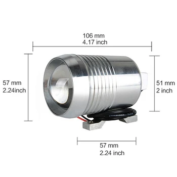 2pcs 30W Motorcycle Fog Light U2 LED Driving Headlight Spot Lamp + Switch Upper Beam Low Beam Flash Indicator Lights Blinker Lig
2pcs 30W Motorcycle Fog Light U2 LED Driving Headlight Spot Lamp + Switch Upper Beam Low Beam Flash Indicator Lights Blinker Lig