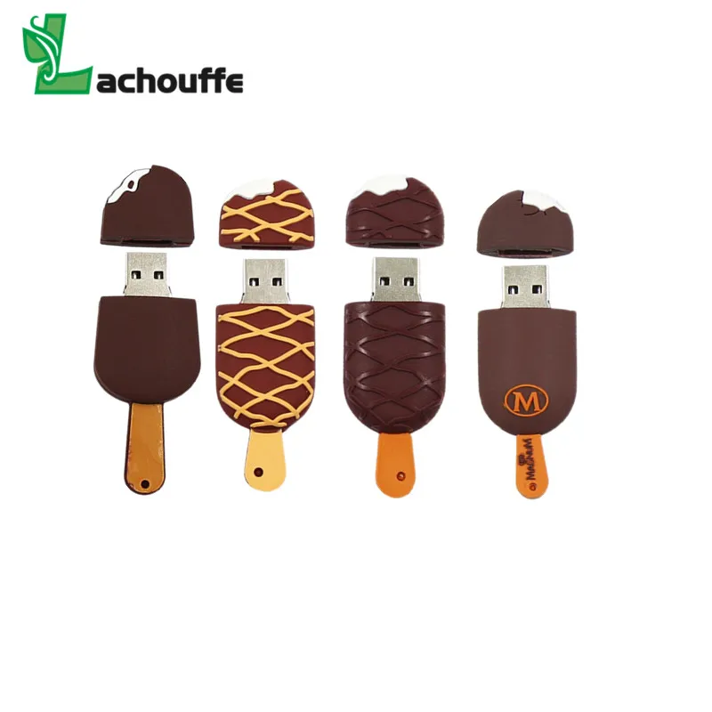 

Cute USB Flash Drive 16GB Chocolate Ice Cream Pendrive 64GB 8GB Memory Stick Pen Drive 32GB I Flash Disk 64G U-Disk Hot Gift