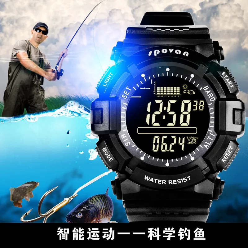 

Spovan Mountain Climbing Watch Outdoor Sports Pressure Multi-functional Altitude Smart Fishing Equipment Fashion Man Sports Tabl