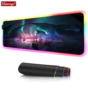 Starry Sky Ship Sea adventure LED Mousepad RGB Glow Colorful Large Mouse Pad XL Computer PC Gamer Desk Mat for Laptop Table Pads
Starry Sky Ship Sea adventure LED Mousepad RGB Glow Colorful Large Mouse Pad XL Computer PC Gamer Desk Mat for Laptop Table Pads
