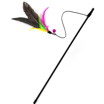 CAT Kitten Toy Pet Dangler Bell Rod Wand Teaser Teasing Feather Play Games
CAT Kitten Toy Pet Dangler Bell Rod Wand Teaser Teasing Feather Play Games