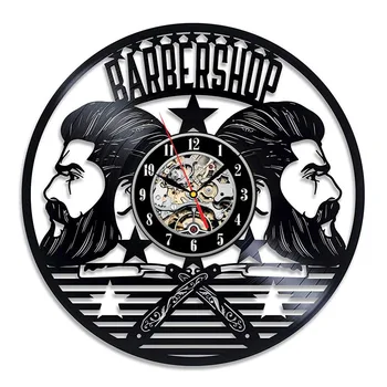 Barber Shop Wall Clock Modern Design Decorative Barbershop Hairdressing Vinyl Clocks Wall Watch Wall Decor For Beauty Salon
Barber Shop Wall Clock Modern Design Decorative Barbershop Hairdressing Vinyl Clocks Wall Watch Wall Decor For Beauty Salon