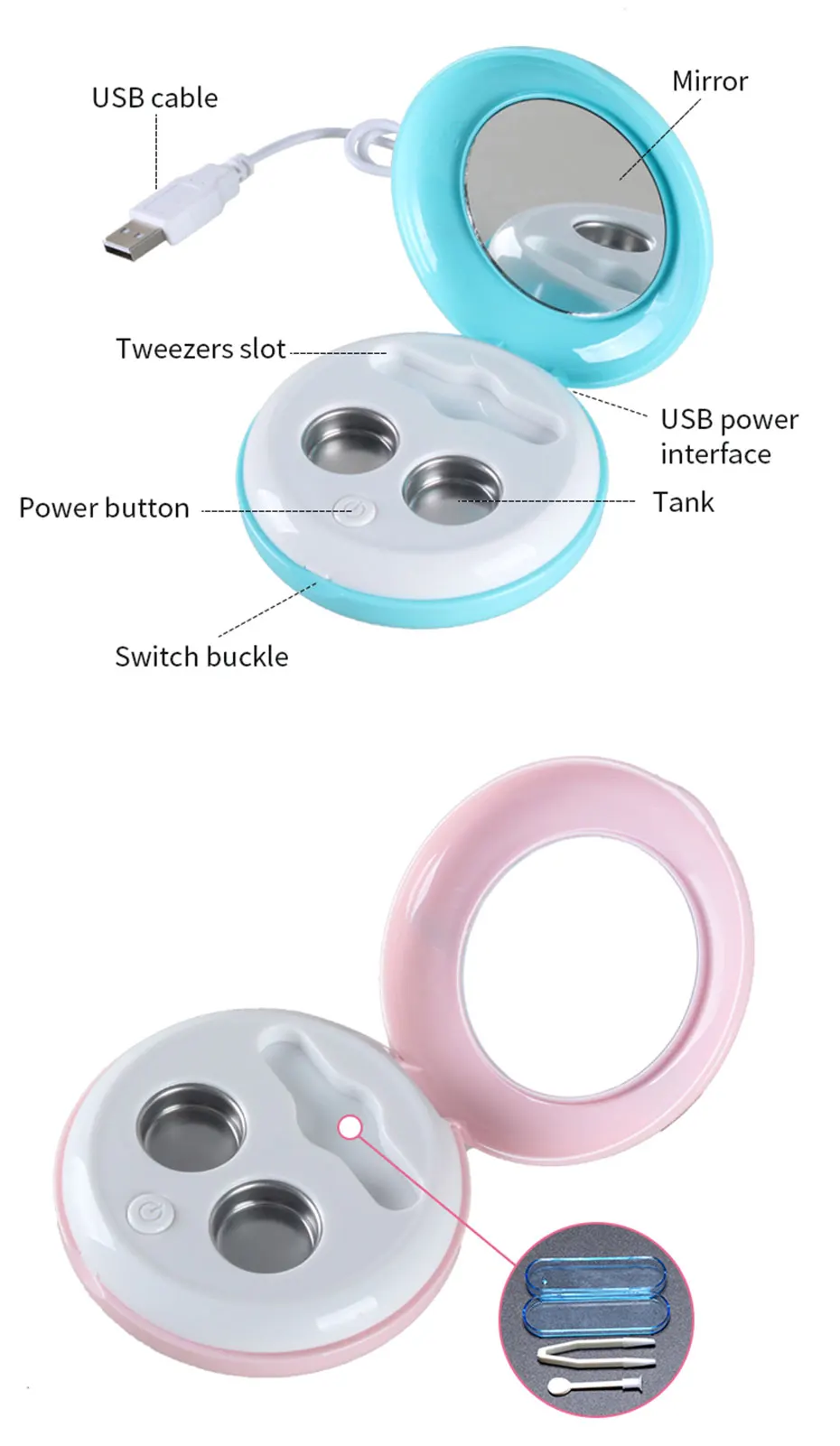 cheap contact lens cleaner ultrasonic China manufacture automatic ultrasonic cleaner