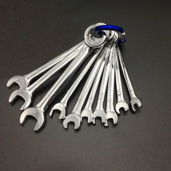 10pcs Repair Wrench Set Spanner Anti Slip Dual Use Plum End Multifunctional Mini Hand Tools Durable Home Combination 4-11mm
10pcs Repair Wrench Set Spanner Anti Slip Dual Use Plum End Multifunctional Mini Hand Tools Durable Home Combination 4-11mm