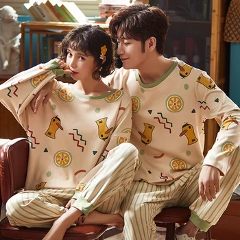 XIZOU Couple Pajamas SetS Winter And Autumn Cute Cartoon Women Pyjamas Plus Size M-3XL Long Sleeve Sleepwear Men Lounge Pijama
XIZOU Couple Pajamas SetS Winter And Autumn Cute Cartoon Women Pyjamas Plus Size M-3XL Long Sleeve Sleepwear Men Lounge Pijama