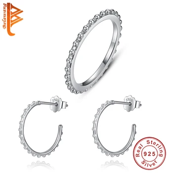 Solid 925 Sterling Silver Jewelry Sets Simple Ring Spike Hoop Earring for Women Wedding Party Authentic Jewelry Gift
Solid 925 Sterling Silver Jewelry Sets Simple Ring Spike Hoop Earring for Women Wedding Party Authentic Jewelry Gift