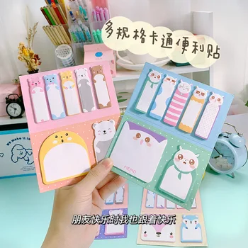 Cute Cartoon Animal Fox Bear Memo Pad Sticky Notes Paper Planner for School Office Study Stationery
Cute Cartoon Animal Fox Bear Memo Pad Sticky Notes Paper Planner for School Office Study Stationery