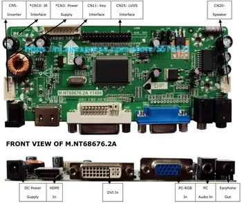 Control Board Monitor Kit for LP156WH2-TLEA LP156WH2 (TL) (EA) HDMI + DVI + VGA LCD LED screen Controller Board Driver
Control Board Monitor Kit for LP156WH2-TLEA LP156WH2 (TL) (EA) HDMI + DVI + VGA LCD LED screen Controller Board Driver