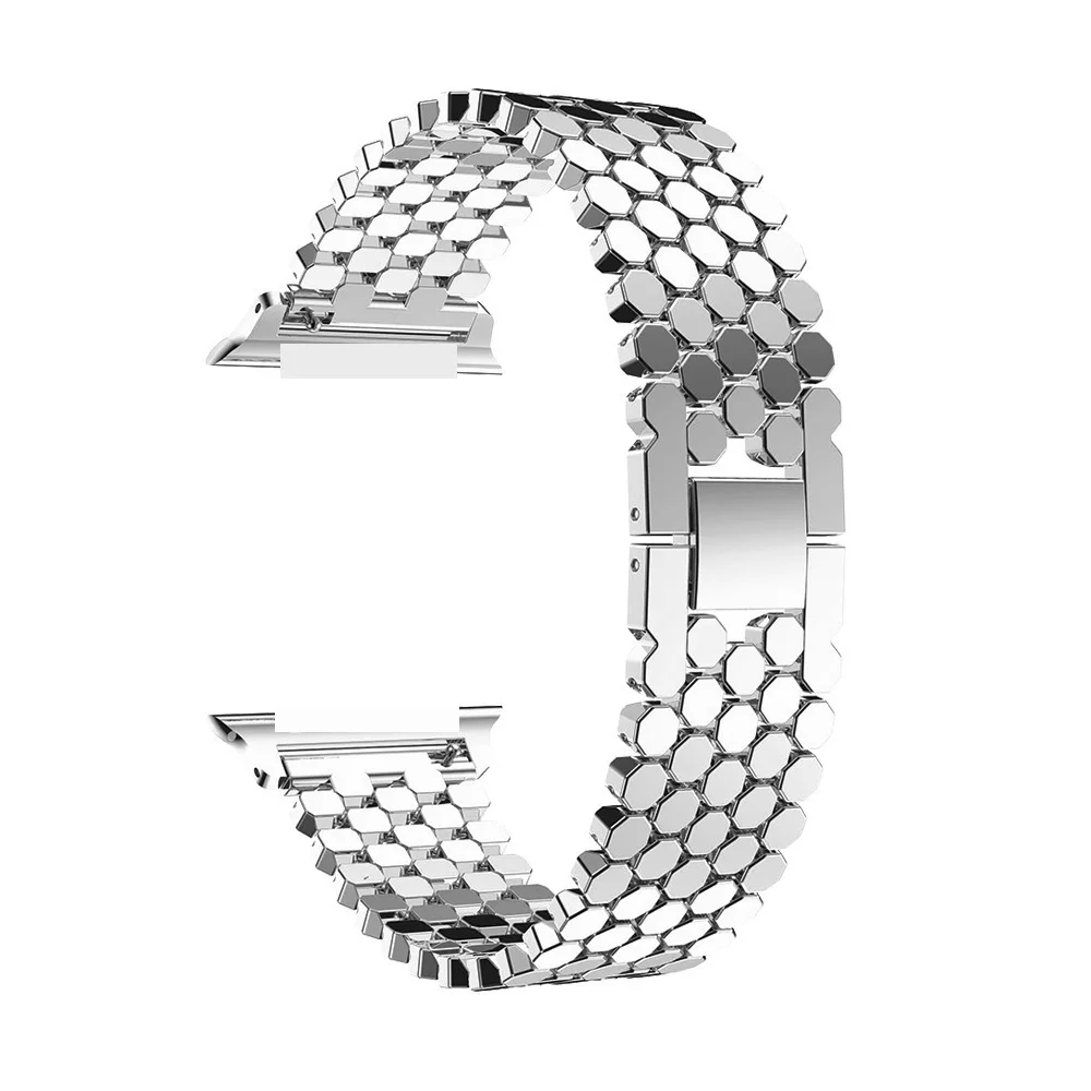 Ремешок BEAFIRY для Apple Watch Band 6/7 40 мм 41 44 45 браслет из нержавеющей стали iwatch 4/3/2/SE 42 38