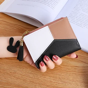 2020 new wallet short ladies zipper wallet Korean tassel simple wild coin purse womens wallets and purses 
2020 new wallet short ladies zipper wallet Korean tassel simple wild coin purse womens wallets and purses