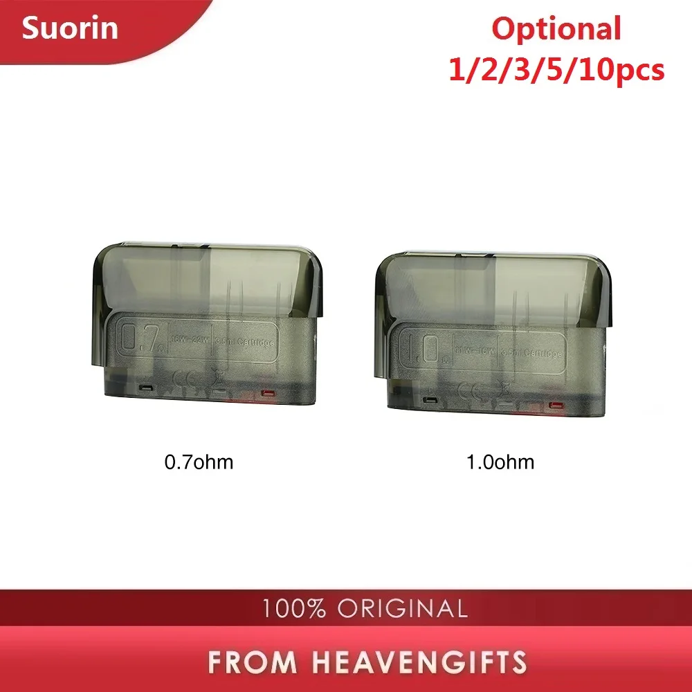 Original Suorin Air Plus Pod Cartridge 3.5ml Capacity Pod System Vape Vaporizer for Suorin Air Plus Pod Kit vs Suorin AIR/ Drag
Original Suorin Air Plus Pod Cartridge 3.5ml Capacity Pod System Vape Vaporizer for Suorin Air Plus Pod Kit vs Suorin AIR/ Drag