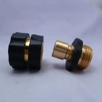 

1pair Garden Hose Connector Quick Connect Fitting Pipe Thread Inch Internal Coupling Fast Tape Adapter 3/4 Hose Drip Water G4M9