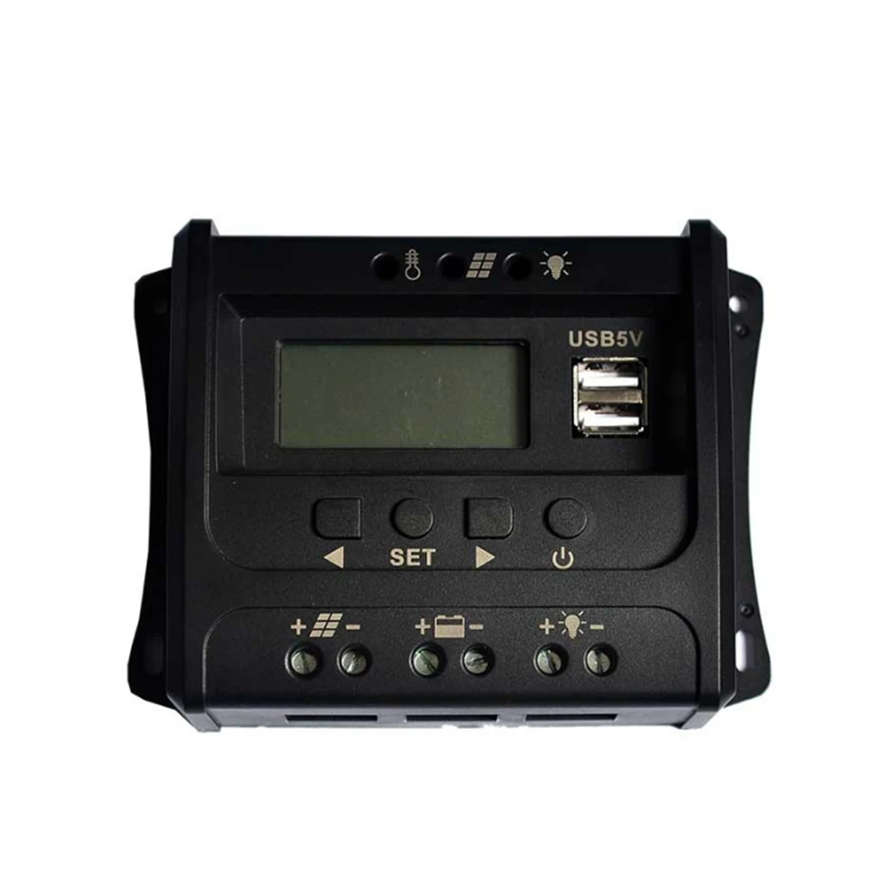 20A 12/24V Solar Controller Intelligent Identification USB Solar Panel Controller RV Home Solar Panel
20A 12/24V Solar Controller Intelligent Identification USB Solar Panel Controller RV Home Solar Panel
