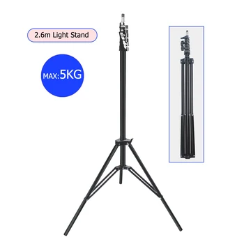 2.6M Photography Adjustable Soft Box Flash Continuous Light Tripod Max Load to 5KG Flash Light Stand Tripod For Camera Photo
2.6M Photography Adjustable Soft Box Flash Continuous Light Tripod Max Load to 5KG Flash Light Stand Tripod For Camera Photo