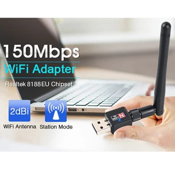 Mini 150mbps Network Card USB WiFi Adapter Wireless 2dBi PC Wi Fi Antenna WiFi Dongle 2.4G USB Ethernet WiFi Receiver
Mini 150mbps Network Card USB WiFi Adapter Wireless 2dBi PC Wi Fi Antenna WiFi Dongle 2.4G USB Ethernet WiFi Receiver