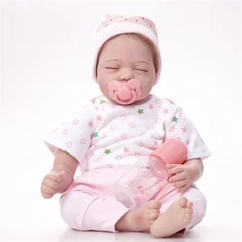 55cm Full Body Silicone Rebirth Baby Soft Silicone Reborn Doll Very Soft Touch Christmas Gift Reborn Doll
55cm Full Body Silicone Rebirth Baby Soft Silicone Reborn Doll Very Soft Touch Christmas Gift Reborn Doll