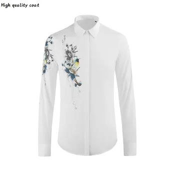 Men's Cotton Shrits High Quality Long Sleeve Long Bird Embroidery Competition Slim Mens Dress 4xl Large Shirt 
Men's Cotton Shrits High Quality Long Sleeve Long Bird Embroidery Competition Slim Mens Dress 4xl Large Shirt