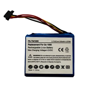 

New 3.7V 1100mAh Battery for TomTom Go 1000 Go 1000 Live Go 1005 Go 1005 Live Li-Polymer Rechargeable Accumulator Pack VF1C