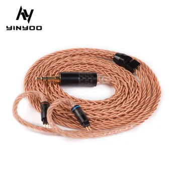Yinyoo High-end Single Crystal 8 Core Upgraded Copper Cable 2.5/3.5/4.4MM With MMCX/2PIN Connector For ZS10 AS 10BLON BL-03
Yinyoo High-end Single Crystal 8 Core Upgraded Copper Cable 2.5/3.5/4.4MM With MMCX/2PIN Connector For ZS10 AS 10BLON BL-03