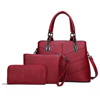 Female Bag 3 Piece Set 2019 Luxury Handbags Fashion Women Bags Leather Shoulder Bag Purses and Splicing Style Lady Handbags
Female Bag 3 Piece Set 2019 Luxury Handbags Fashion Women Bags Leather Shoulder Bag Purses and Splicing Style Lady Handbags