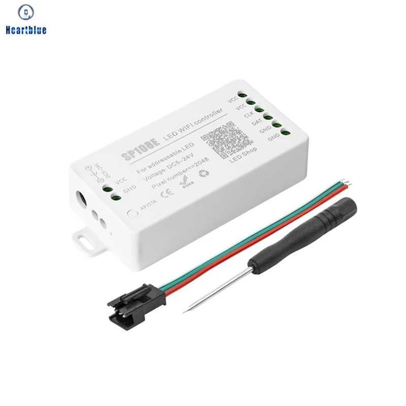 Беспроводной контроллер SP108E с Wi-Fi Светодиодная лента WS2811 WS2812B WS2813 WS2815 SK6812 и т. д.