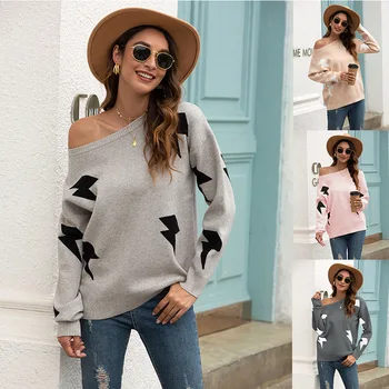 Spring Autumn O Neck Long Sleeve Women's Knitted Sweaters 2020 Print Jumpers Pullovers Fashion Female Clothing
Spring Autumn O Neck Long Sleeve Women's Knitted Sweaters 2020 Print Jumpers Pullovers Fashion Female Clothing