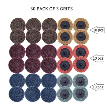 30 Pack Mixed 2 Inch Surface Conditioning Disc,Quick Change Sanding Disc,Work with Air and Electric Sander, Features Better Surf
30 Pack Mixed 2 Inch Surface Conditioning Disc,Quick Change Sanding Disc,Work with Air and Electric Sander, Features Better Surf