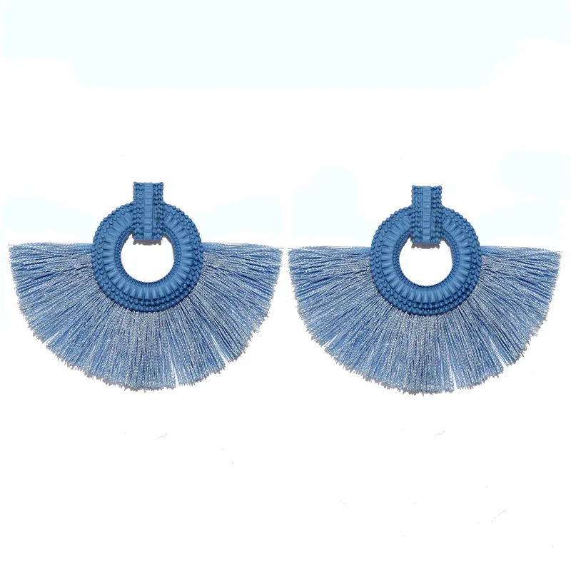 Europeans and Americans Exaggerated Brand fringed Geometric Earrings Bohemian Earrings
Europeans and Americans Exaggerated Brand fringed Geometric Earrings Bohemian Earrings