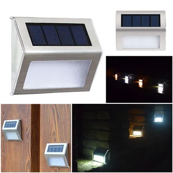 Solar Light Outdoor Waterproof 3 LED Solar Stair Wall Lamp Step Terrace Light Garden Courtyard Decoration
Solar Light Outdoor Waterproof 3 LED Solar Stair Wall Lamp Step Terrace Light Garden Courtyard Decoration