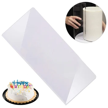 Transparent Cake Scraper Acrylic Cream Scraper Icing Frosting Buttercream Large Cake Smoother Scraper For Kitchen Baking Tools
Transparent Cake Scraper Acrylic Cream Scraper Icing Frosting Buttercream Large Cake Smoother Scraper For Kitchen Baking Tools