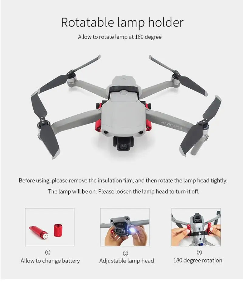 Дрон STARTRC DJI Mini 2s набор для ночного полета | Электроника