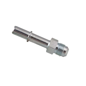 6 an Male to 3/8 Inch Fuel Fitting SAE Push on Quick Disconnect 640940 Silver EFI