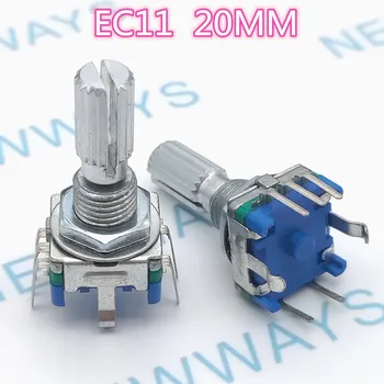 20Pcs Rotary Encoder,Code Switch/Ec11/ Audio Digital Potentiometer With Switch,5Pin, Handle Length 20Mm
20Pcs Rotary Encoder,Code Switch/Ec11/ Audio Digital Potentiometer With Switch,5Pin, Handle Length 20Mm