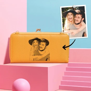 Custom Photo wallet Engraved Crossbody Bag Phone Bag Fashion PU Lychee Pattern Diagonal Shoulder Small Bag Women's Long Wallet
Custom Photo wallet Engraved Crossbody Bag Phone Bag Fashion PU Lychee Pattern Diagonal Shoulder Small Bag Women's Long Wallet