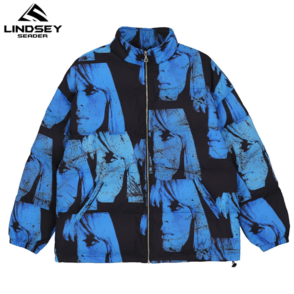 LINDSEY SEADER Men's Winter Warm Jacket Vintage Character Printed Coat Padded Puffer Jacket Oversize Male Parka Men's Clothing
LINDSEY SEADER Men's Winter Warm Jacket Vintage Character Printed Coat Padded Puffer Jacket Oversize Male Parka Men's Clothing