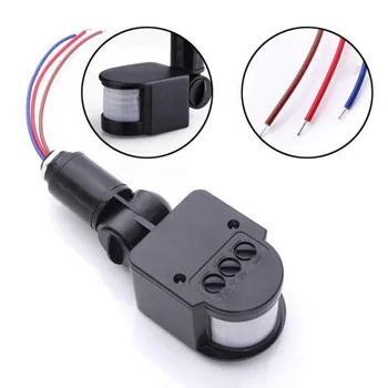 IR Motion Sensor Automatic PIR Motion Sensor Switch with LED Light Lamp Sensor Detector Infrared Movement Detector Alarm Systen 
IR Motion Sensor Automatic PIR Motion Sensor Switch with LED Light Lamp Sensor Detector Infrared Movement Detector Alarm Systen