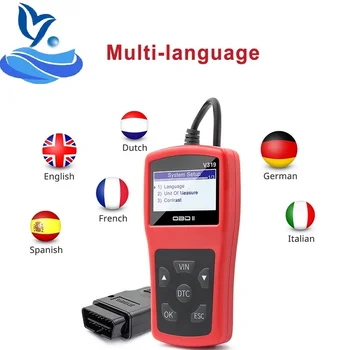 V319 OBD2 Code Reader Scan Tool OBDII/EOBD V319 Code Readers OBD 2 OBD2 Car Diagnostic Auto Tool obd2 Scanner VS ELM 327 V1.5
V319 OBD2 Code Reader Scan Tool OBDII/EOBD V319 Code Readers OBD 2 OBD2 Car Diagnostic Auto Tool obd2 Scanner VS ELM 327 V1.5