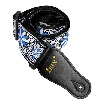 IRIN Adjustable Guitar Strap Embroidery Vintage Flower Pattern Acoustic Electric Guitar Straps Leather Ends Belt GS-02
IRIN Adjustable Guitar Strap Embroidery Vintage Flower Pattern Acoustic Electric Guitar Straps Leather Ends Belt GS-02