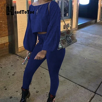 Solid Lantern Long Sleeve Slash Neck Crop Tops & Drawstring Skinny Pencil Pants Set Casual 2 Piece Outfits for Women
Solid Lantern Long Sleeve Slash Neck Crop Tops & Drawstring Skinny Pencil Pants Set Casual 2 Piece Outfits for Women