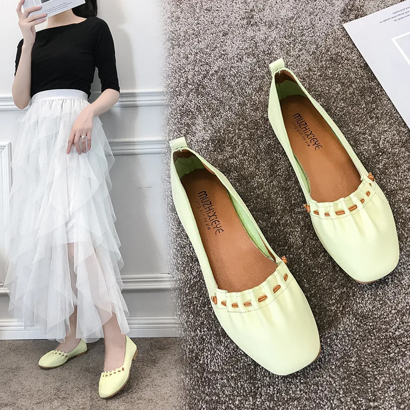 Shallow Mouth Single Shoes Women Flat Summer Fairy Wind Take Skirt of Shoes Moccosins Women's 2019 New Style Soft-Sole Versatile
Shallow Mouth Single Shoes Women Flat Summer Fairy Wind Take Skirt of Shoes Moccosins Women's 2019 New Style Soft-Sole Versatile