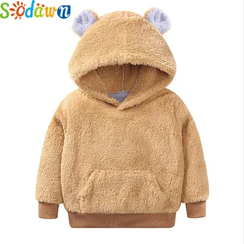Sodawn Boys Girls Sweatshirt Clothes New Autumn Winter Cute Bear Ear Furry Long Sleeve Tops Coat Thick Hooded Plush Kids Coat
Sodawn Boys Girls Sweatshirt Clothes New Autumn Winter Cute Bear Ear Furry Long Sleeve Tops Coat Thick Hooded Plush Kids Coat
