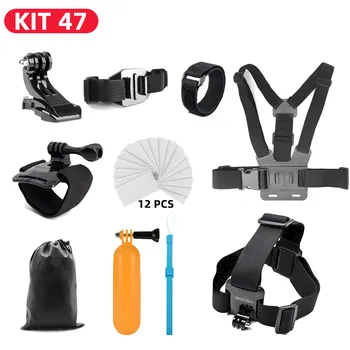For Gopro Hero 7 6 5 4 3 Action Sports Camera Accessories Kit Tripod Mount Monopod Case Selfie Stick For xiaomi 4k mijiaSJCAM 
For Gopro Hero 7 6 5 4 3 Action Sports Camera Accessories Kit Tripod Mount Monopod Case Selfie Stick For xiaomi 4k mijiaSJCAM